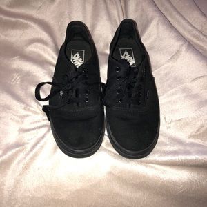 All black vans